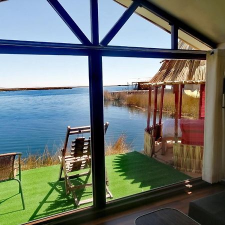 Uros Aruma-Uro On Uros Floating Islands Puno Exterior foto