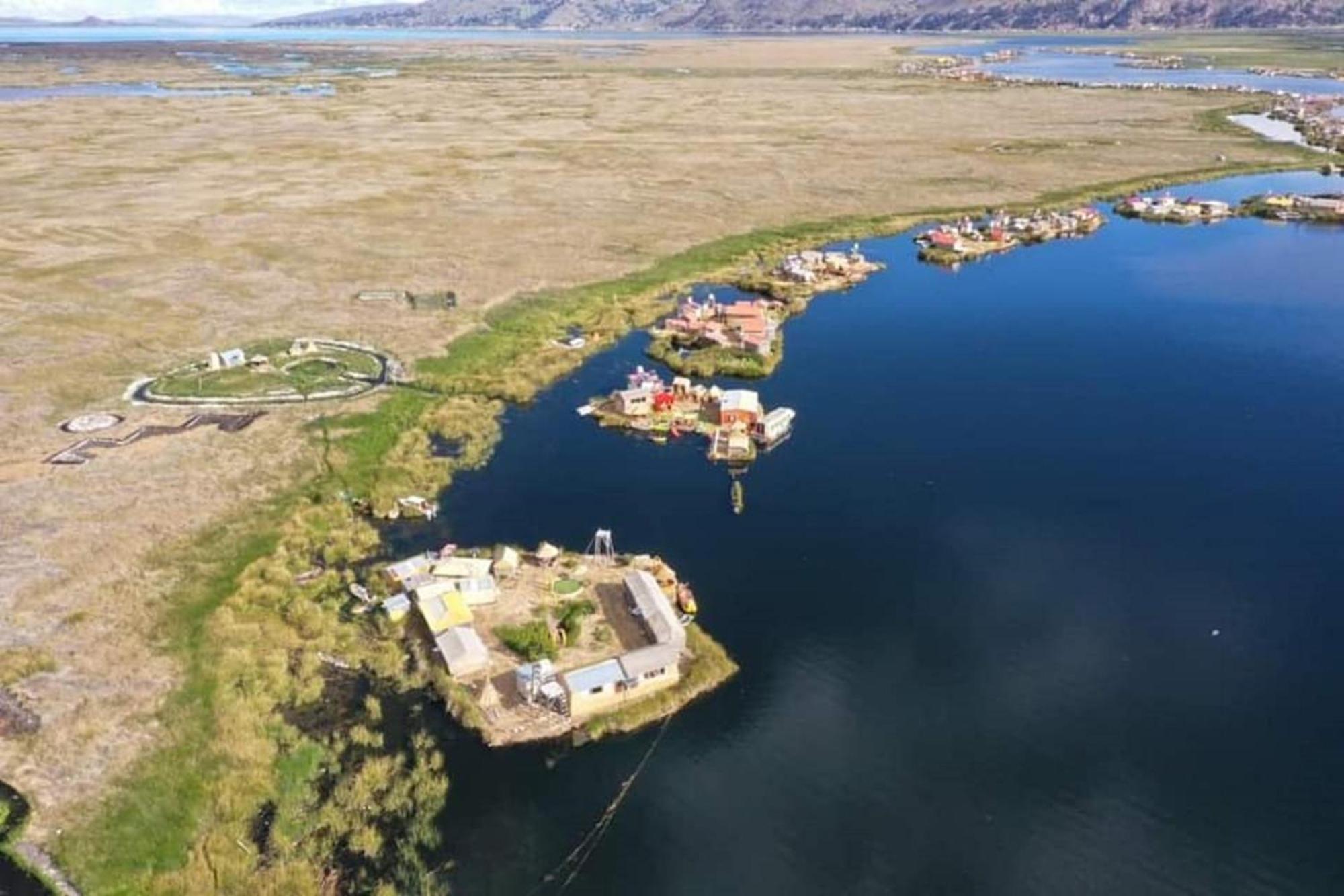 Uros Aruma-Uro On Uros Floating Islands Puno Exterior foto