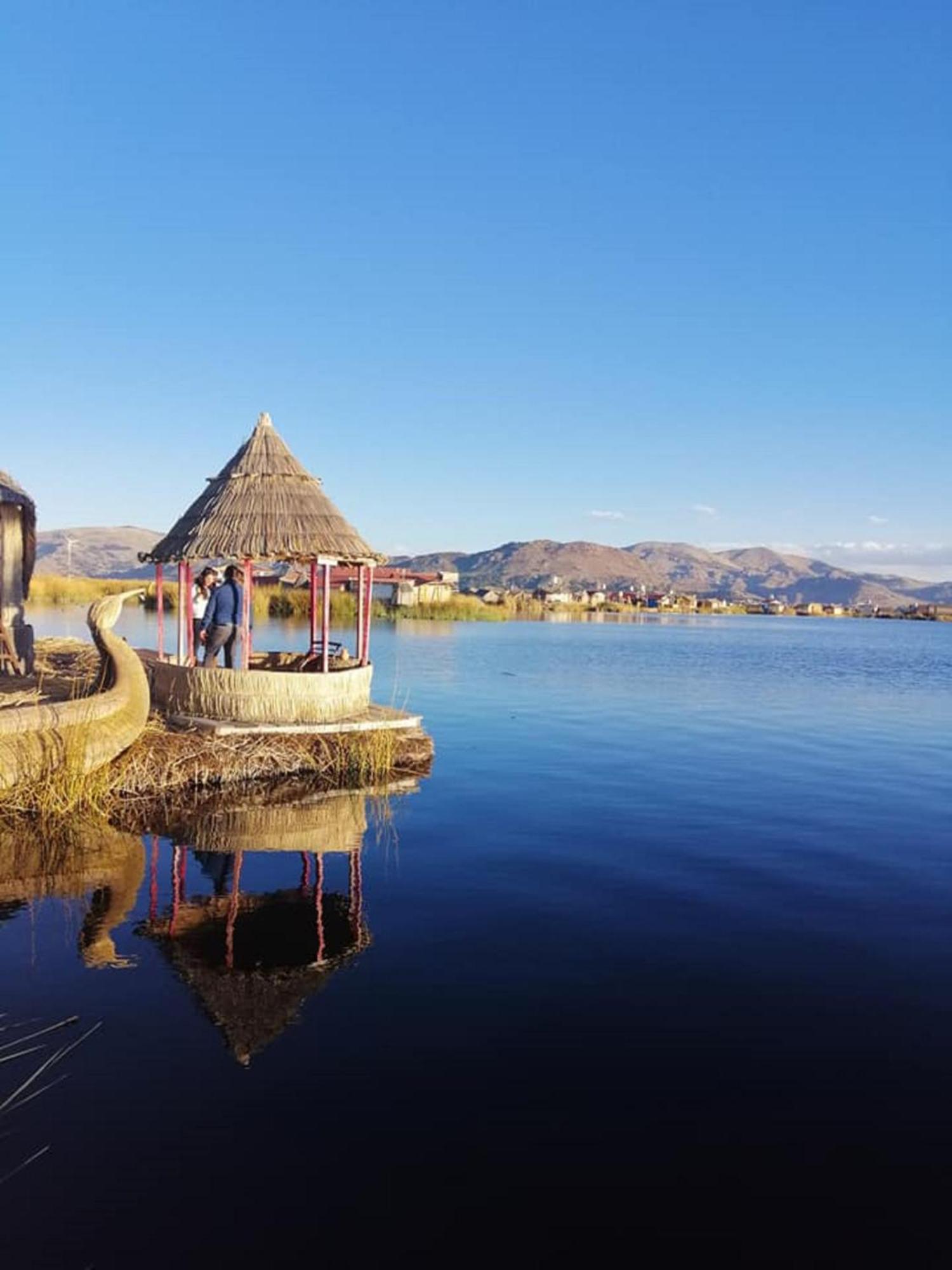 Uros Aruma-Uro On Uros Floating Islands Puno Exterior foto