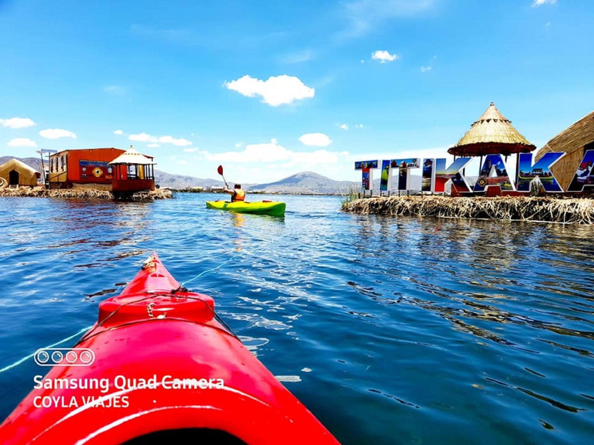 Uros Aruma-Uro On Uros Floating Islands Puno Exterior foto