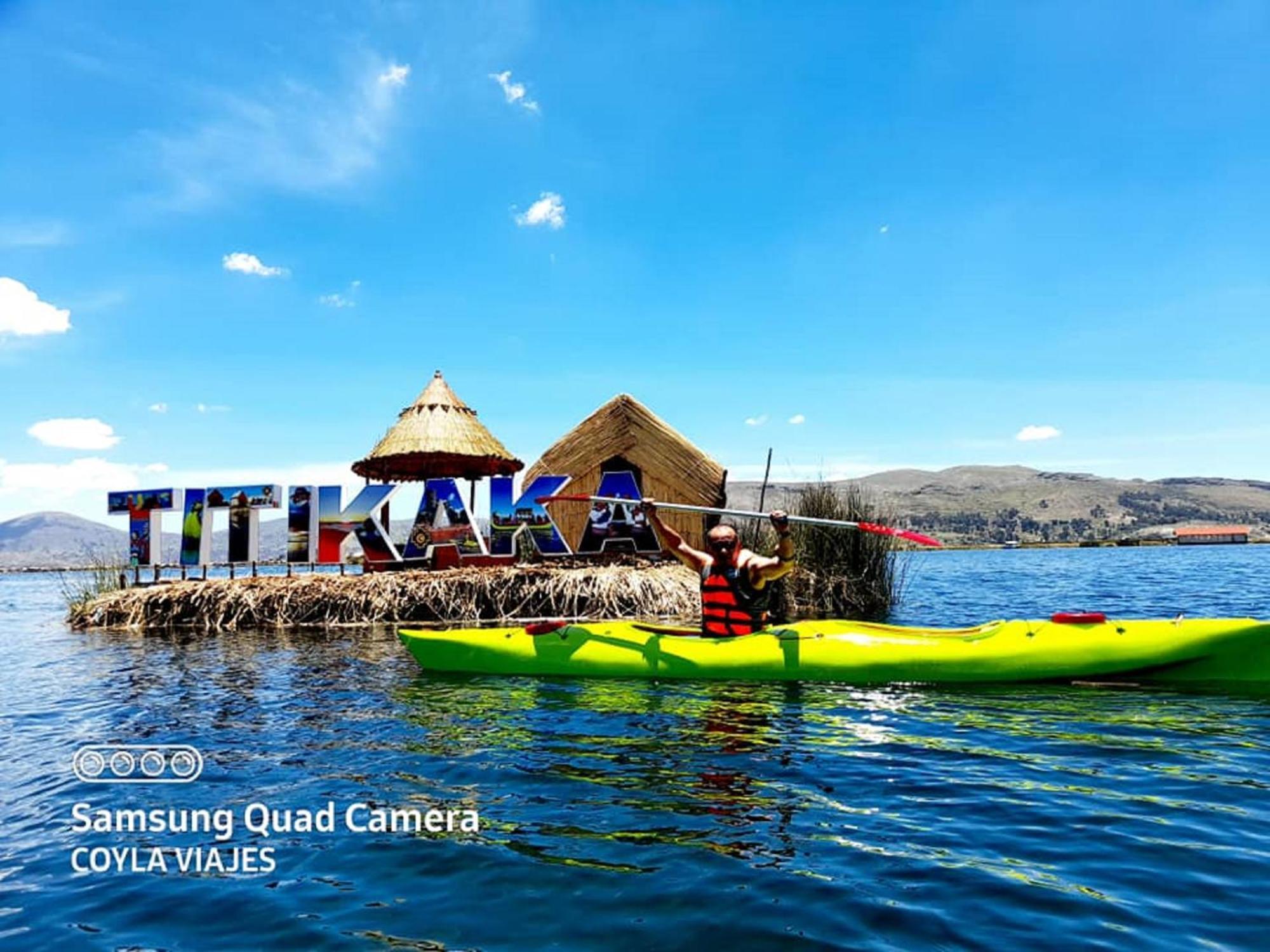Uros Aruma-Uro On Uros Floating Islands Puno Exterior foto